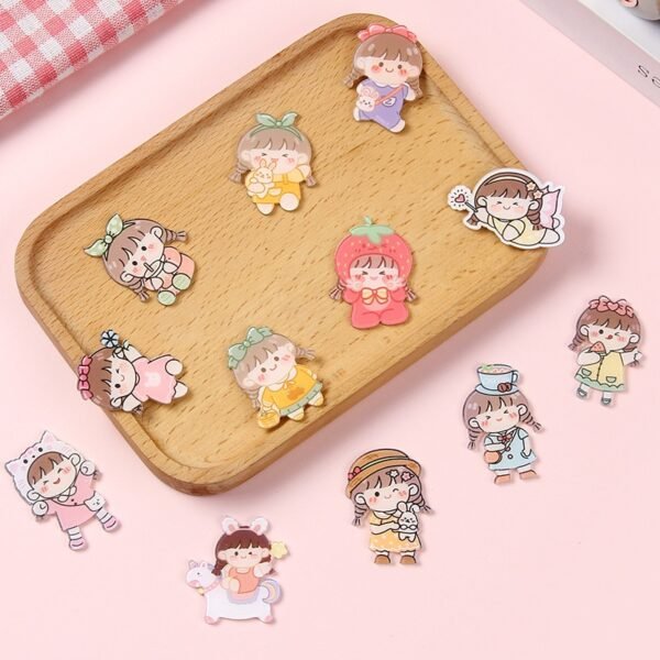 Broches acryliques pour enfants