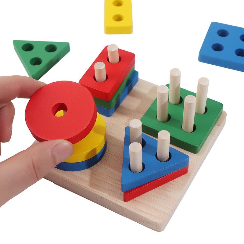 Puzzle Montessori de tri