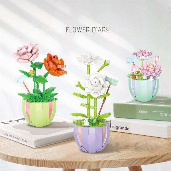 Ensemble de Fleurs en Blocs - 1