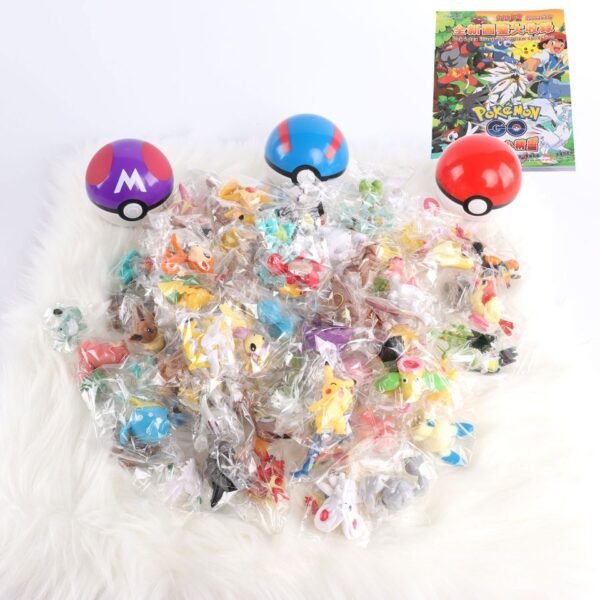 Ensemble Poke Ball et figurines Pokémon - 4
