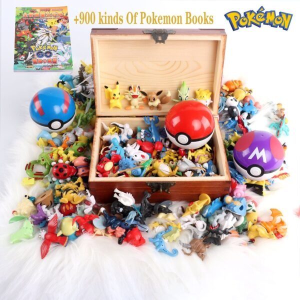 Ensemble Poke Ball et figurines Pokémon - 1