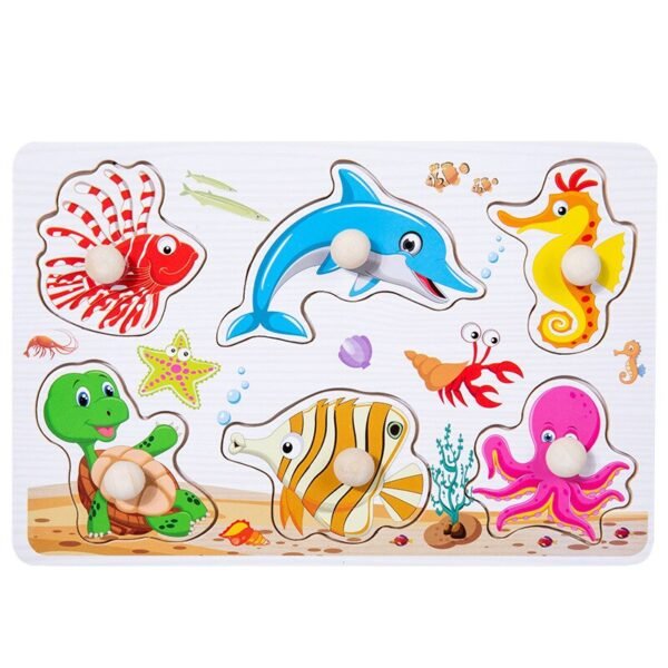 Puzzles animaux en bois - 5