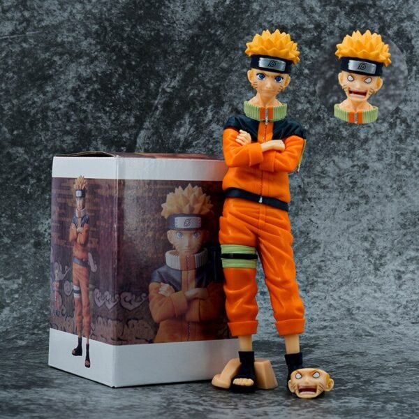 Figurine Uzumaki Naruto de 25cm avec têtes interchangeables - 5