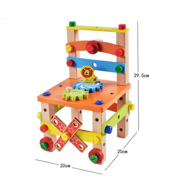 Chaise Assemblable Montessori en Bois - 6
