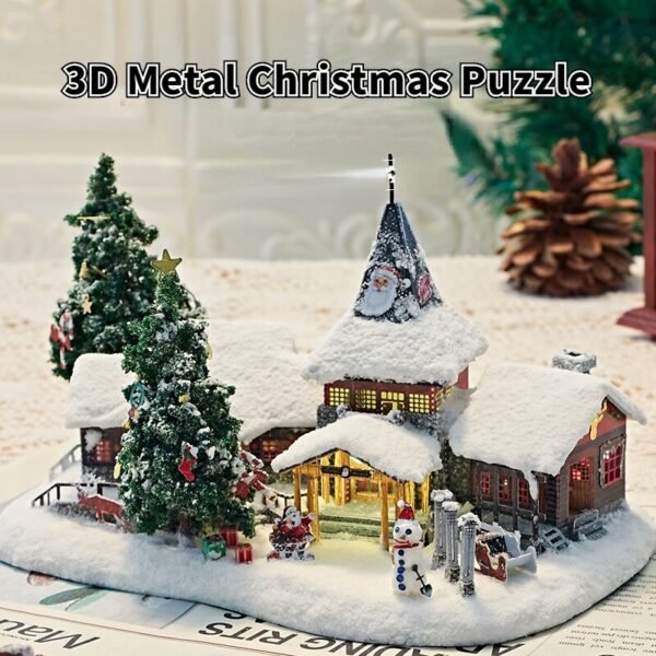 Puzzle 3D Métallique Père Noël - 1
