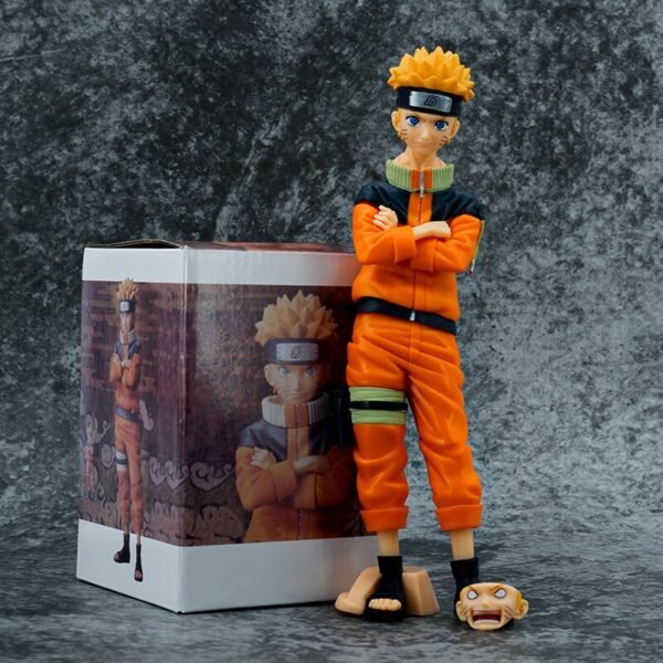 Figurine Uzumaki Naruto de 25cm avec têtes interchangeables - 4