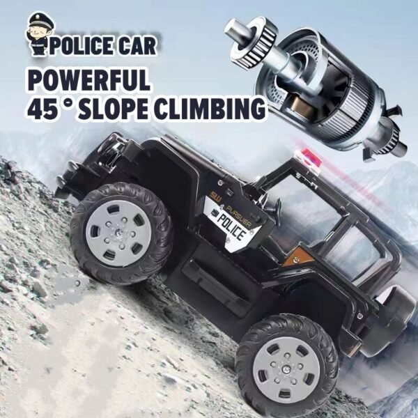 Voiture de Police Tout-Terrain Télécommandée 4x4 - 2