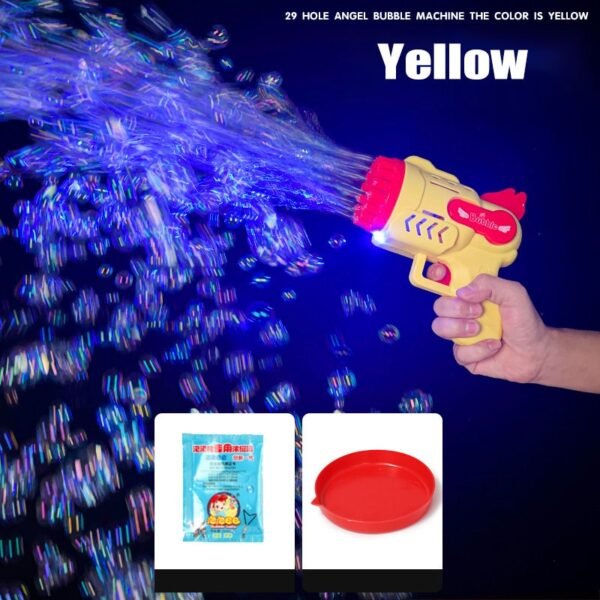Pistolet à Bulles Électrique Lumineux - 4