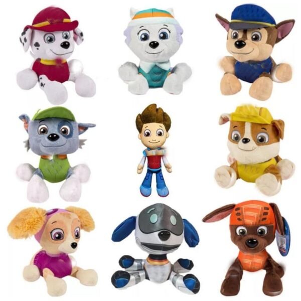 Peluches Patrouille de chiots style Tang (ensemble de 6) - 2