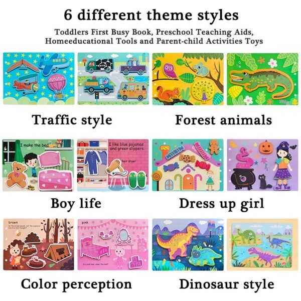 Livre puzzle Montessori DIY - 1