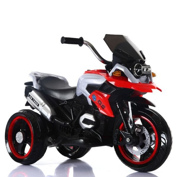 Moto tricycle électrique pour enfants avec roues lumineuses - 7
