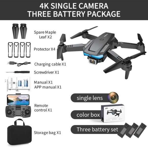 Mini Drone Pliable avec Caméra 4K - 17