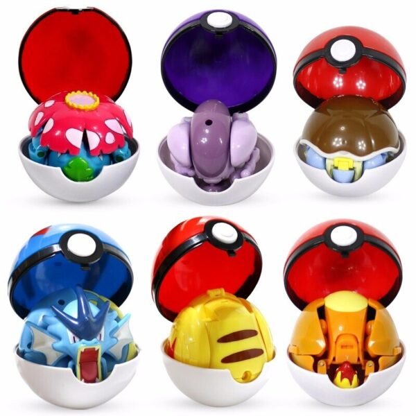 Ensemble de Figurines Pokémon avec Pokeball - 14