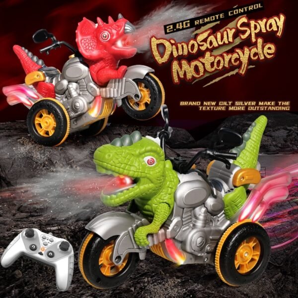 Moto dinosaure télécommandée