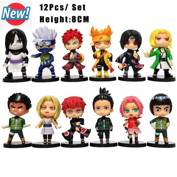 Set de 12 figurines Naruto Q Version - 6