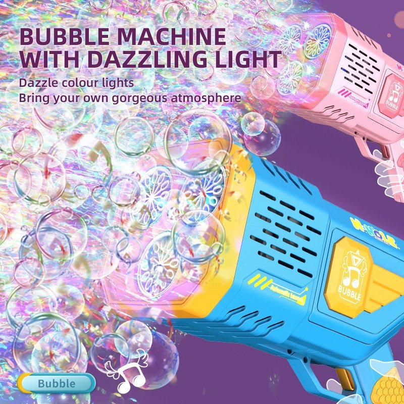 Machine à bulles lumineuses