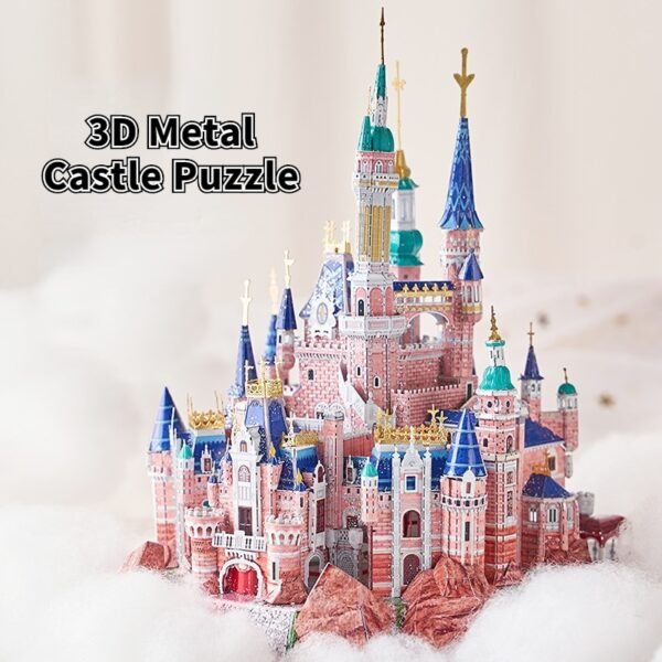 Puzzle 3D Métallique Château - 1