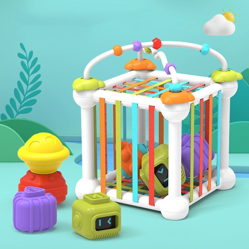 Blocs empilables arc-en-ciel