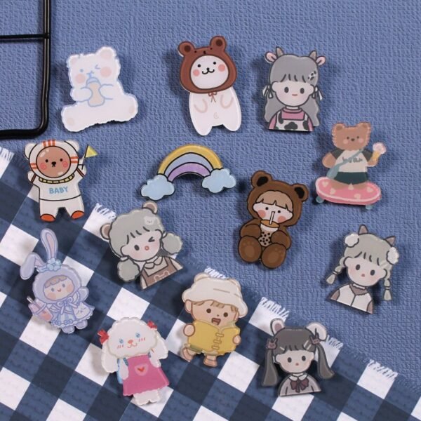 Broches acryliques pour enfants - 4