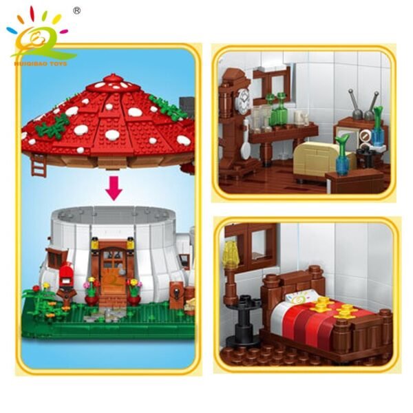 Maison Champignon Miniature - 3
