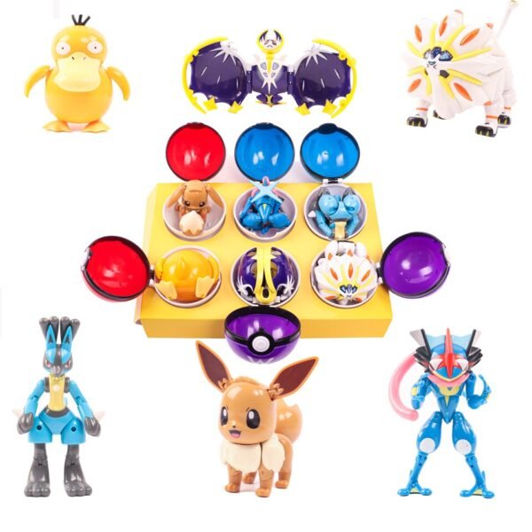 Coffret de 12 Figurines Pokémon - 7