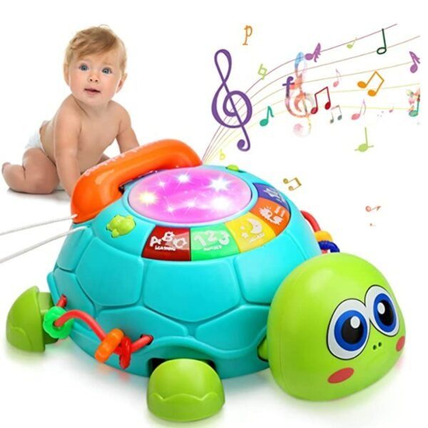 Tortue musicale éducative pour bébés