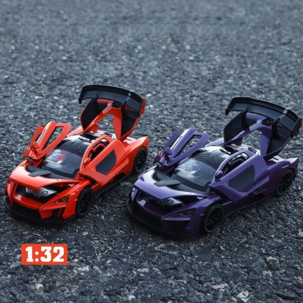 Voiture de Course Miniature en Alliage - 8