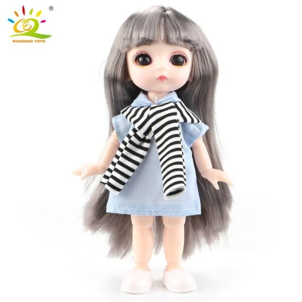 Poupée Articulée avec Vêtements - 5