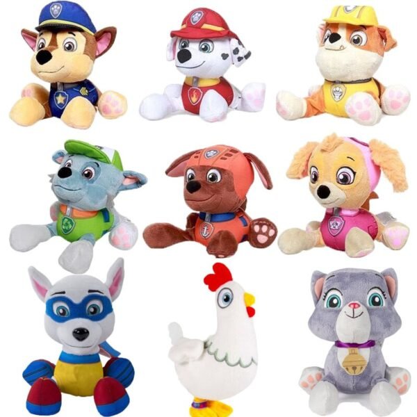 Peluches Patrouille de chiots style Tang (ensemble de 6) - 12