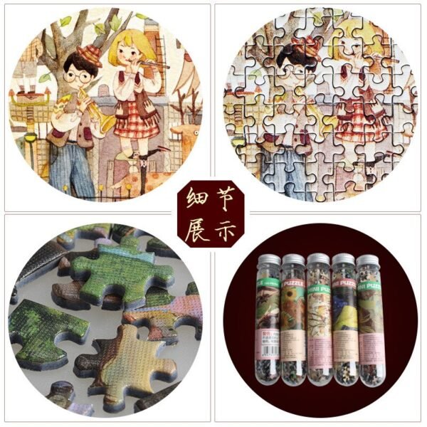 Puzzle Miniature dans Tube - Peinture Artistique - 6