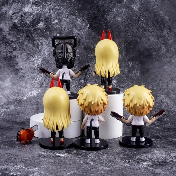 Lot de 6 Figurines "Chainsaw Man" Version Q - 2