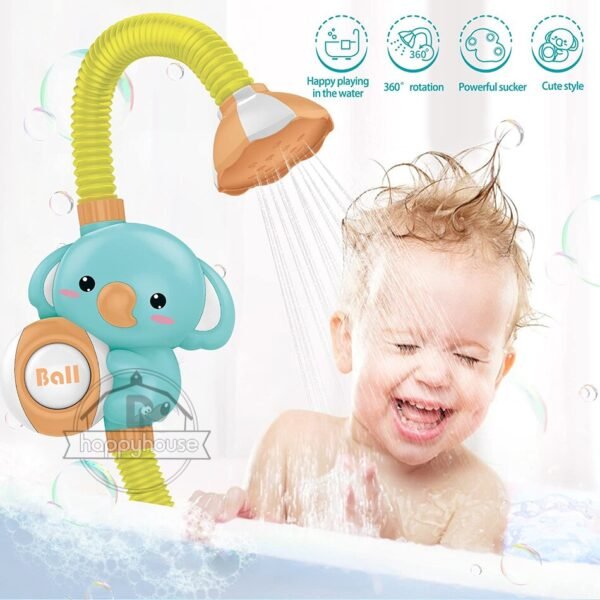 Jouet de Bain Éléphant Pulvérisateur - 8