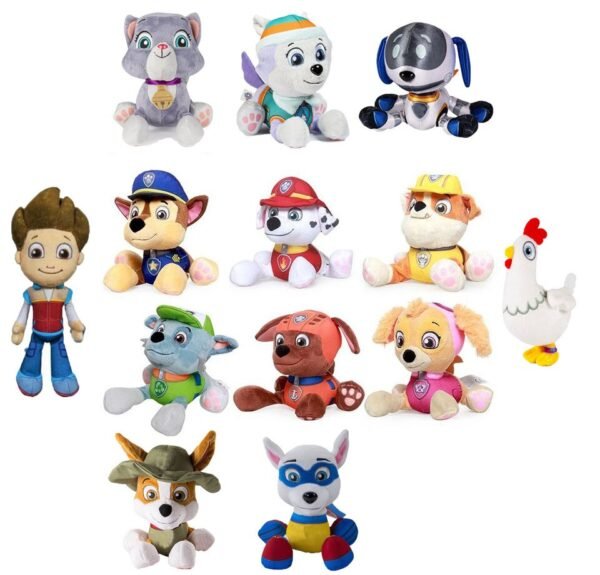 Peluches Patrouille de chiots style Tang (ensemble de 6) - 9