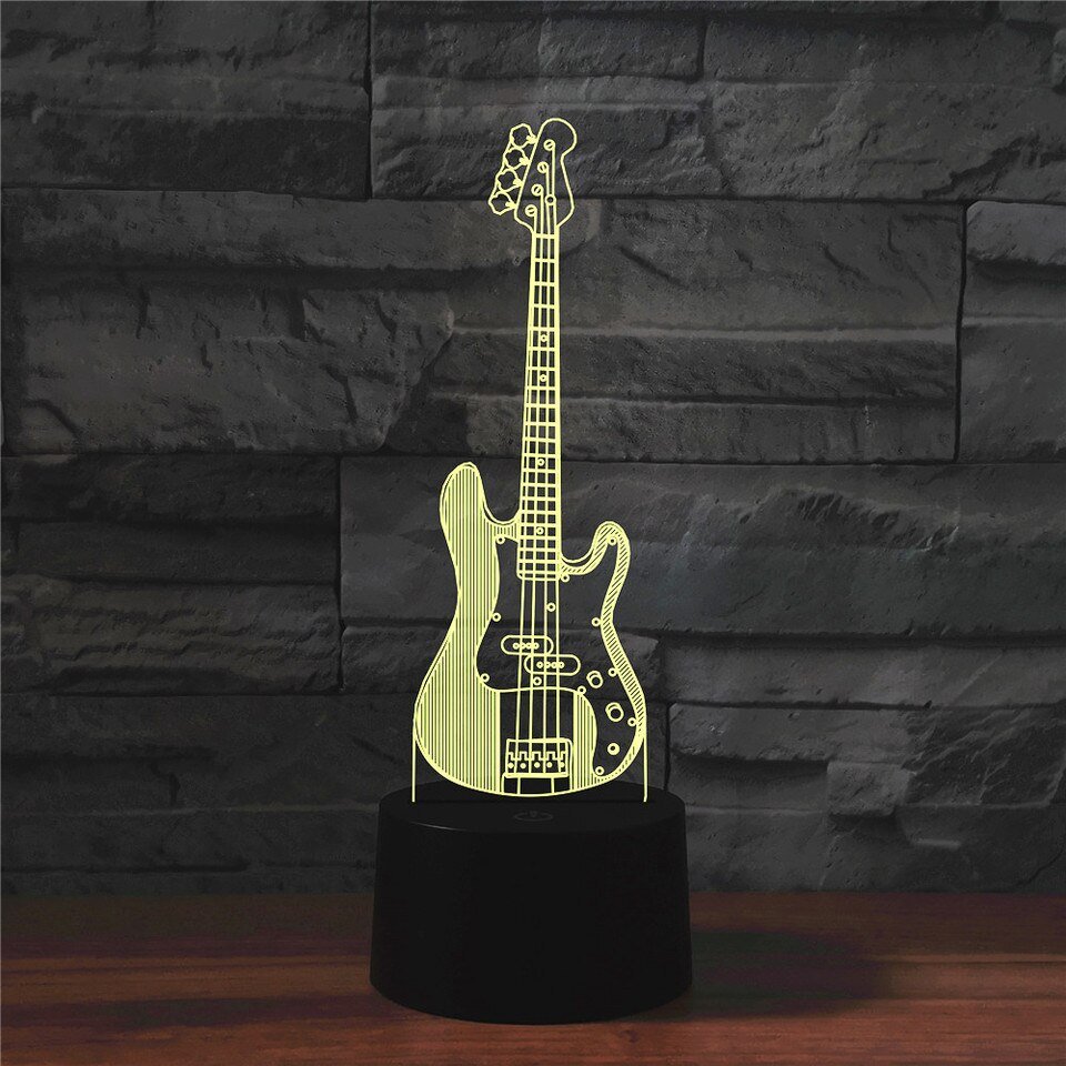 Lampe 3D Guitare
