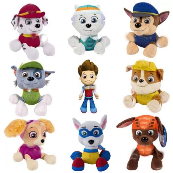 Peluches Patrouille de chiots style Tang (ensemble de 6) - 11