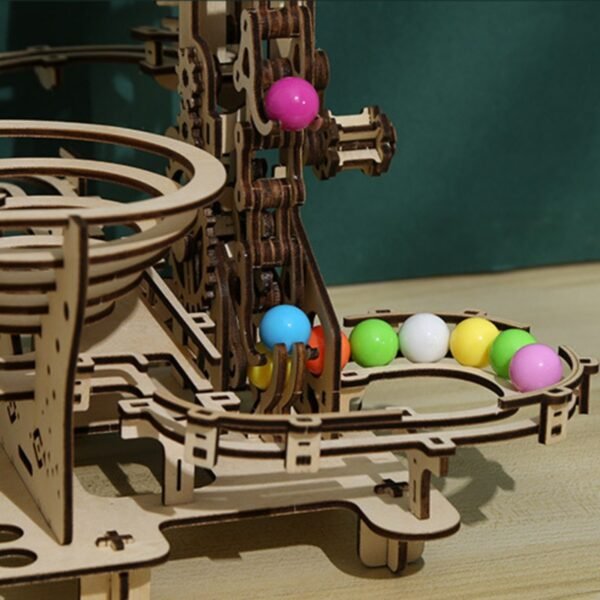 Circuit de Billes en Bois 3D - 5