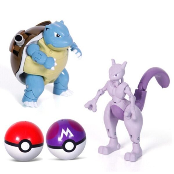 Lot de Poke Balls transformables - 5
