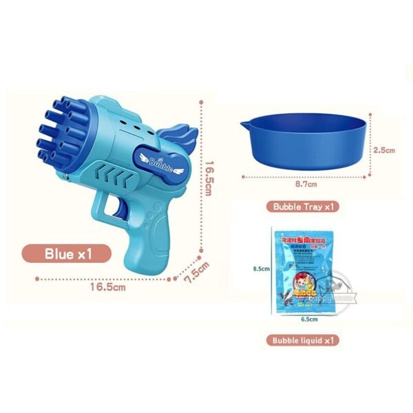 Pistolet à Bulles Gatling avec Lumière - 6