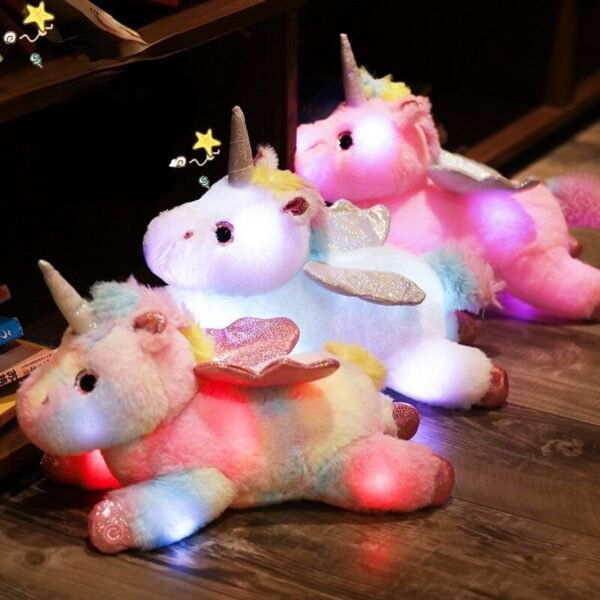 Licorne Lumineuse en Peluche - 2