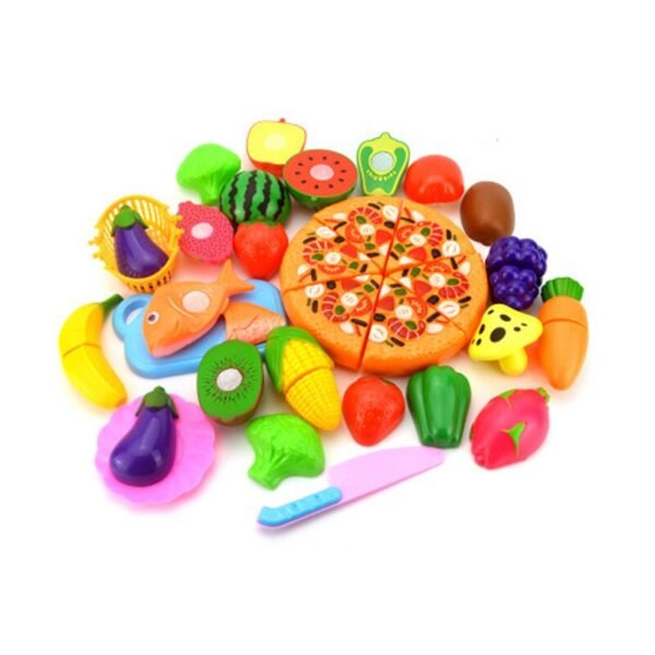 Cuisine d'enfant avec fruits et légumes - 1