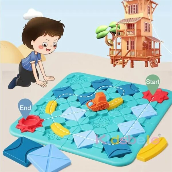Jeu de Labyrinthe avec Voitures - 1