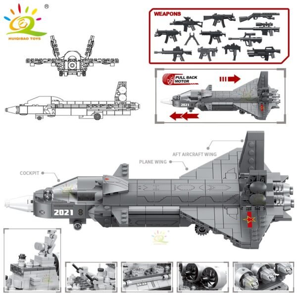 Kit d'Avion de Chasse Militaire - 6