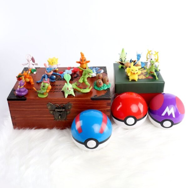 Ensemble Poke Ball et figurines Pokémon - 6