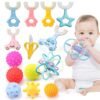 Hochet Doux et Anneau de Dentition pour Bébé Hochet Doux et Anneau de Dentition pour Bébé