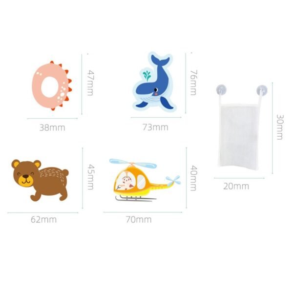 Jouets de Bain Animaux en Mousse - 5