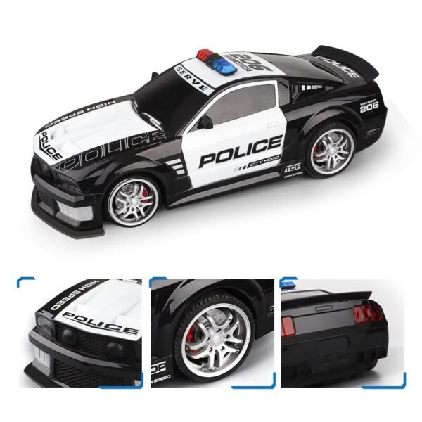 Voiture de Police Télécommandée - 4