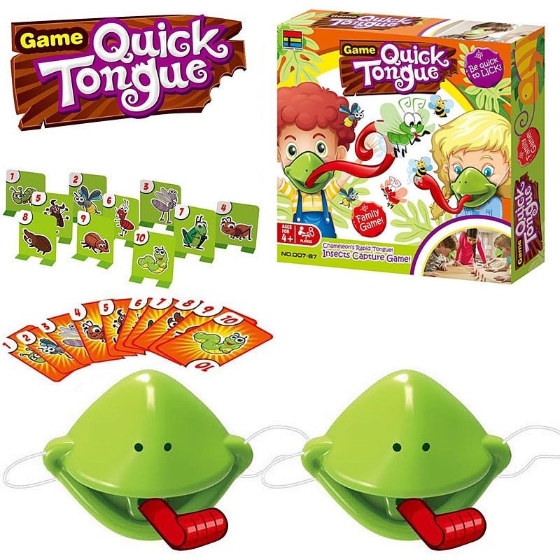 Jeu de langue de grenouille