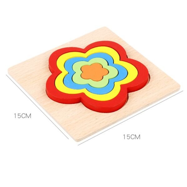Puzzle de formes en bois - 1