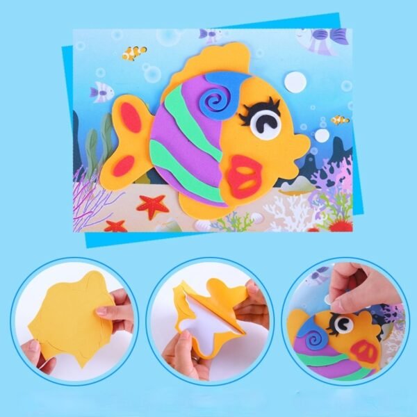 Autocollants mousse 3D pour enfants - 5