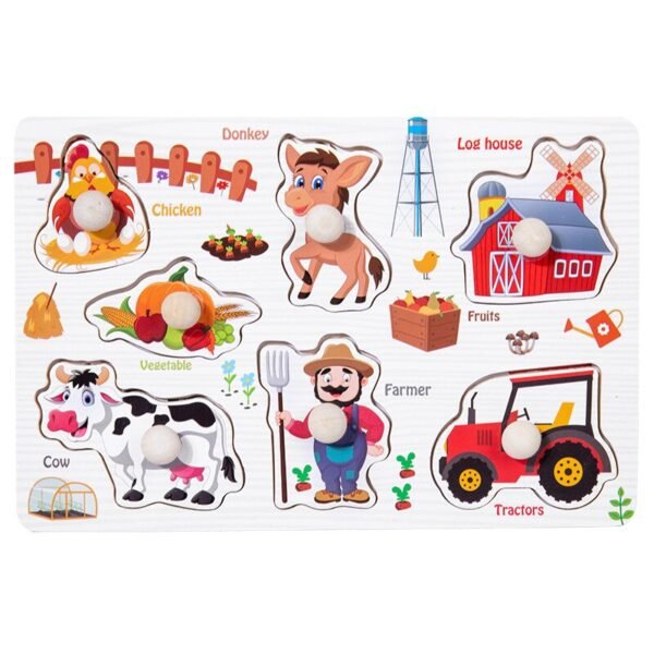 Puzzles animaux en bois - 6